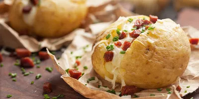 Крошка картошка с шампиньонами под сыром