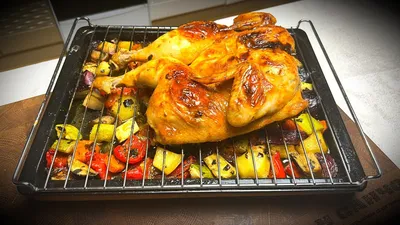 ❤️ Курица с овощами в духовке - рецепт автора Таня Ли 🇰🇿