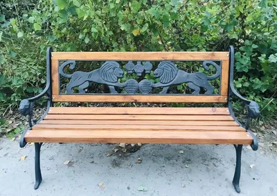 Стильная деревянная лавочка, скамья для сада, парка: 2 900 грн. - Скамейки  садовые и парковые Бердянск на BON.ua 73344069