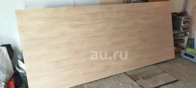 Стол прямоугольный 100х60х75см ЛДСП (беленый дуб) хром. ножки