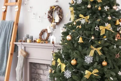 Рождественская елка с белыми перьями, 2 м | AliExpress
