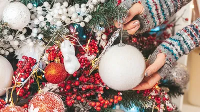 Как украсить елку на Новый год 2022: 44 идеи как красиво нарядить  новогоднюю елочку | Houzz Россия