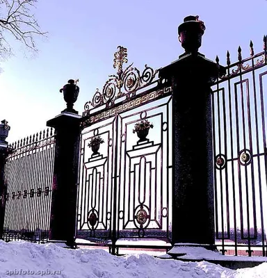 Ворота Летнего сада.. Летний сад. Фото Санкт-Петербурга и пригородов