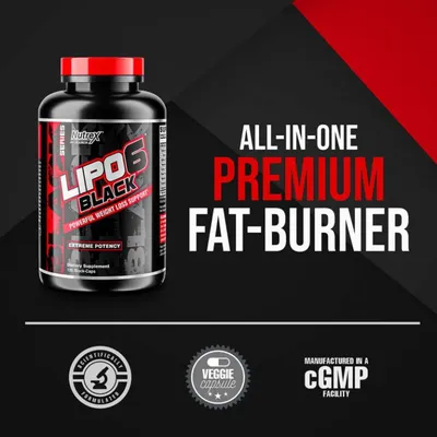 Жиросжигатель Nutrex Lipo 6 Black Hers Ultra Concentrate USA Version, 60  капсул - характеристики и описание на Мегамаркет