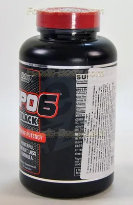 Nutrex Research - Lipo 6 Black Ultra Concentrated - Оружие против жира -  TRU·FIT
