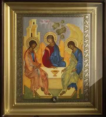 Икона «Святая Троица» с частичкой Мамврийского дуба | Храм святого  праведного воина Феодора Ушакова