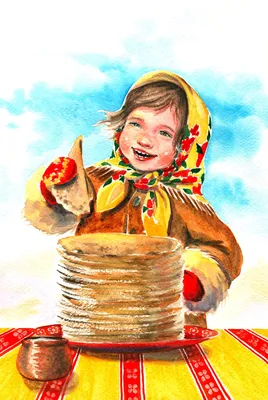 Рисунок Масленица - Фото-Град