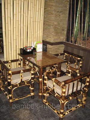Мебель для кафе из бамбука . (ID#6896455), цена: 13000 ₴, купить на Prom.ua