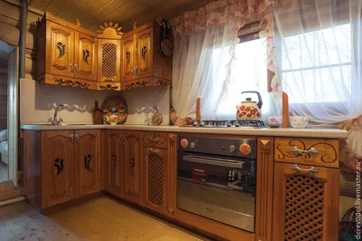 Кухня 2 х 2.14 м, массив сосны, эмаль купить в интернет-магазине Бигарден  всего за 47 940 руб. в Москве
