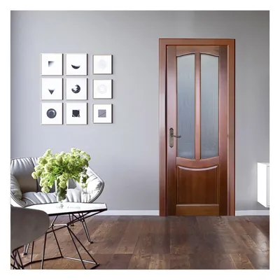 Межкомнатная дверь Порта 23 (массив сосны, без отделки, стекло сатинат) —  9282 руб | 8310
