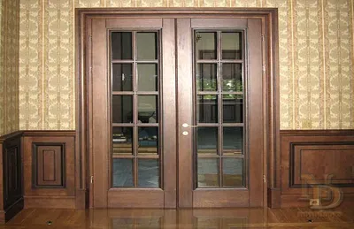Дверь деревянная межкомнатная из массива срощенной сосны с сучками \"Модерн\"  | ТОКС
