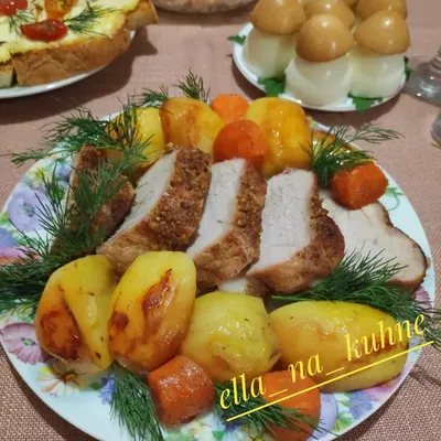 Мясо с овощами в духовке - рецепт автора Элла Дементьева ✓Амбассадор
