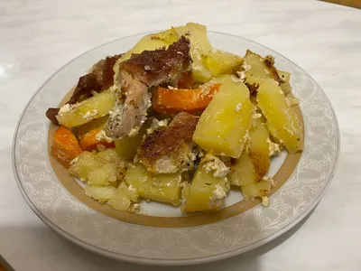 Мясо с овощами в духовке слоями Без масла и Без воды. - YouTube