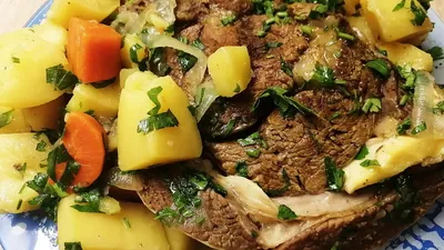 Томленая говядина с овощами рецепт – Русская кухня: Основные блюда. «Еда»