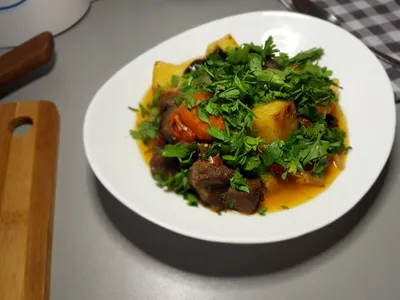 Минтай запеченный с овощами в духовке рецепт фото пошагово и видео -  1000.menu