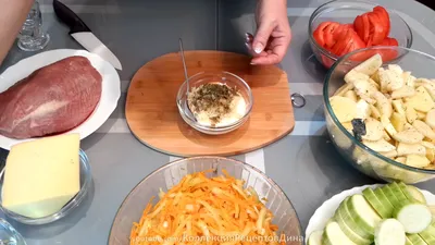 Мясо с овощами в духовке🤤 - рецепт автора Valentine