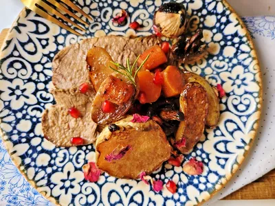 ПП курица запеченная с овощами в духовке рецепт фото пошагово и видео -  1000.menu