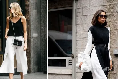 С чем сочетать черно-белые вещи: стилист показала модные луки. Фото | Мода  | OBOZ.UA