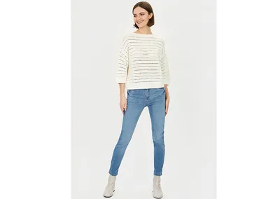 Модные женские луки с джинсами 2022-2023