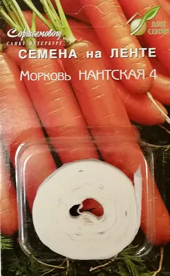 Морковь на ленте Нантская 4 8 м купить в Могилеве