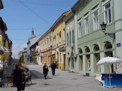 Сербия. Нови Сад и крепость.