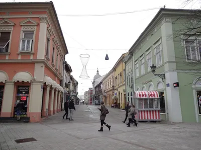 Сербия. Нови Сад и крепость.
