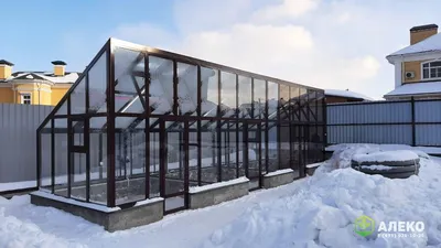 Односкатные теплицы из поликарбоната - купить теплицу с односкатной крышей  в СПб - Город Теплиц