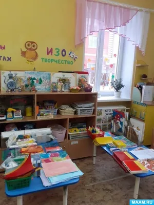 Уголок ИЗО \"Клякса\" с мольбертом — цена 25 164 руб., доставка по Москве