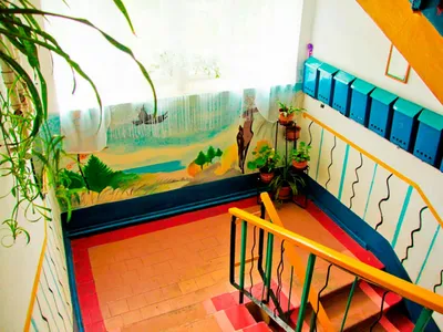 Оформление лестниц в детском саду фото фото