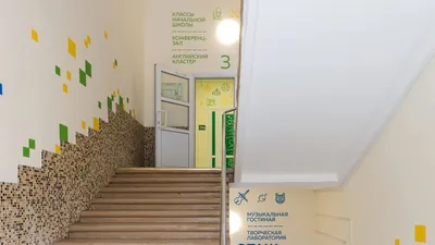 Декор лестницы в детском саду (58 фото)