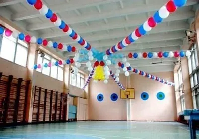 Оформление спортивного зала в ДОУ (3 фото). Воспитателям детских садов,  школьным учителям и педагогам - Маам.ру