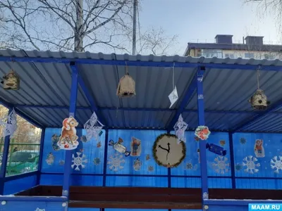 Зимнее украшение веранды (3 фото). Воспитателям детских садов, школьным  учителям и педагогам - Маам.ру