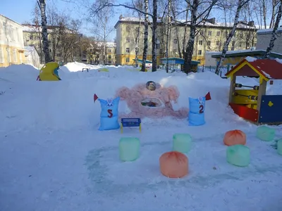 Зимние участки детского сада \"В гостях у сказки\" | МДОУ «Детский сад №32»,  г. Саранск