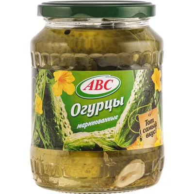 Огурцы маринованные, 670 г с бесплатной доставкой на дом из «ВкусВилл» |  Санкт-Петербург