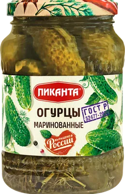 Огурцы маринованные (ТМ Русь Восточная) с/б 720 мл (680 г)