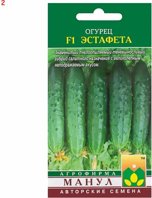 Семена Огурец Эстафета F1 (а/ф Манул) купить за 46 р. в садовом центре АСТ  Медовое