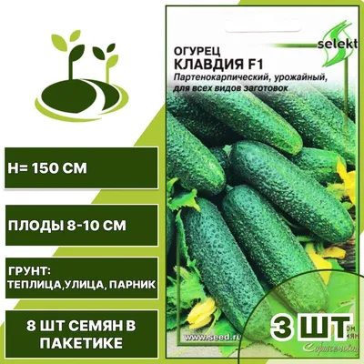 Огурец Клавдия Агро F1 (А) (ЦВ*) 12шт.