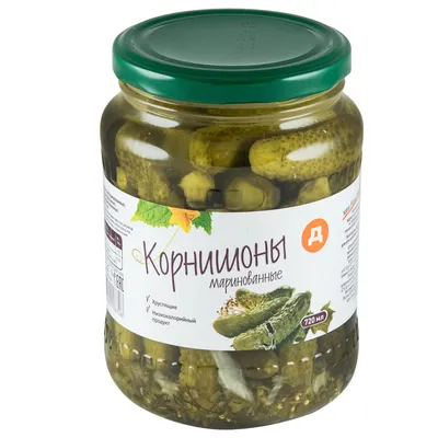 Огурцы корнишоны, 300 г с бесплатной доставкой на дом из «ВкусВилл» | Пермь