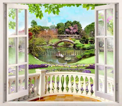 Вид из окна на сад (76 фото) - фото - картинки и рисунки: скачать бесплатно