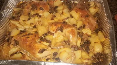 Куриные ножки с картошкой в духовке - пошаговый рецепт с фото на Повар.ру