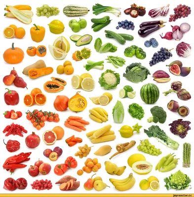 Свежие красивые овощи и фрукты в …» — создано в Шедевруме