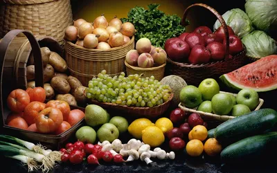 Онлайн пазл «Овощи на столе»