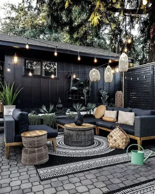 Патио на даче, фото примеров как сделать патио на даче своими руками |  Houzz Россия
