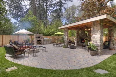 Pin by Натали Шаблыко on Идеи для сада | Backyard patio designs, Backyard  patio, Backyard landscaping designs