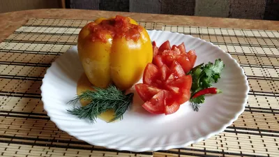 Фаршированный перец овощами - рецепты приготовления с фото - Рецепты,  продукты, еда | Сегодня