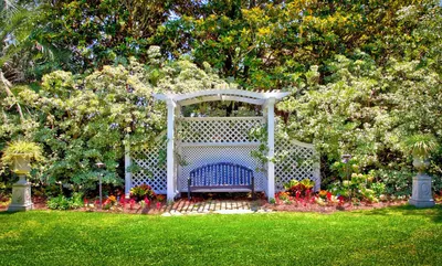 Перголы в саду - секреты ландшафтного дизайна | Houzz Россия