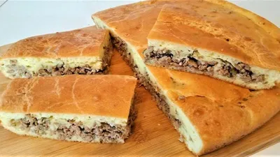 Пирог с мясом и картошкой \"Петровский\" - Пироги на заказ
