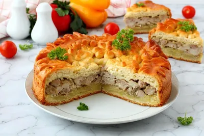 Заливной пирог с картошкой и фаршем - пошаговый рецепт с фото на Повар.ру