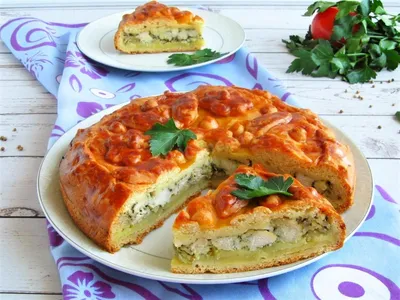 Пирог с курицей и картофелем - пошаговый рецепт с фото на Готовим дома