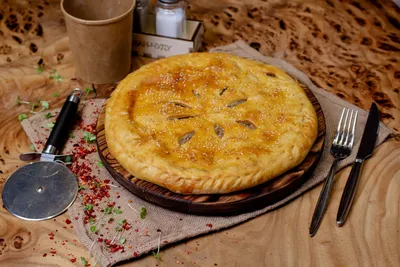 Пирог с мясом и картофелем - Штрудель Брест.
